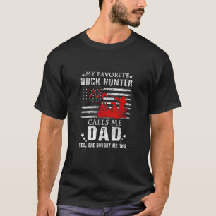 Camiseta Meu Caçador De Patos Favorito Me Chama De Caça De 