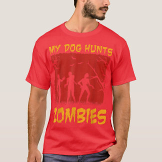 Camiseta Meu Cachorro assombra os zoombies o cão do Hallowe