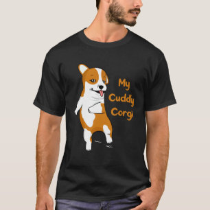 Camiseta Meu Cachorro Corgi Divertido Fofo e Carinhoso
