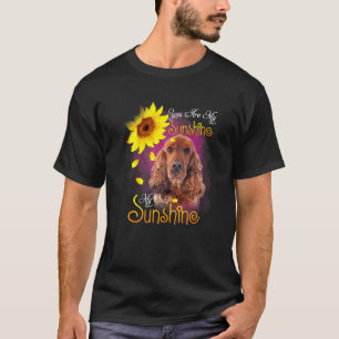 Camiseta Meu Cachorro De Cocker Sunshine Espanhol Com Giras