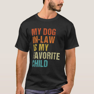 Camiseta Meu Cachorro De Direito É Meu Filho Favorito, Retr