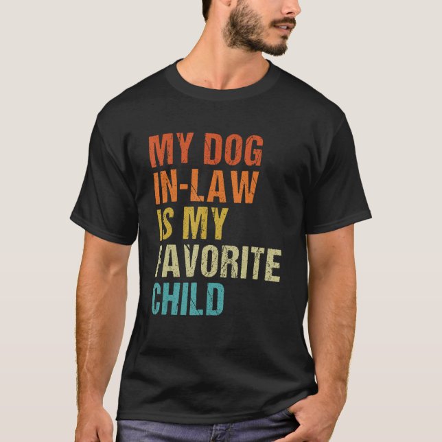 Camiseta Meu Cachorro De Direito É Meu Filho Favorito, Retr (Frente)