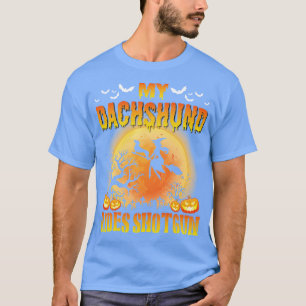 Camiseta Meu Cachorro Desperta Feliz Dia De Halloween Do