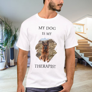 Camiseta Meu cachorro é a minha foto do theraphist