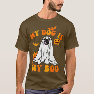 Camiseta Meu Cachorro É Boo, Dono De Cachorro Engraçado Boo