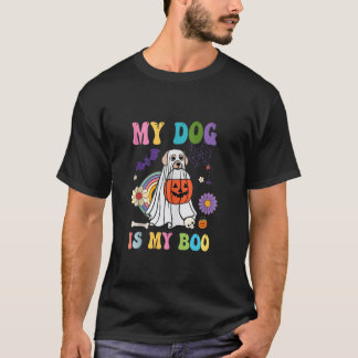 Camiseta Meu Cachorro É Boo, Dono De Cachorro Engraçado Boo