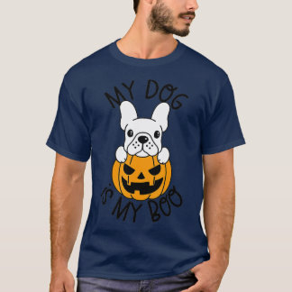 Camiseta Meu Cachorro É Boo, Dono De Cachorro Engraçado Boo