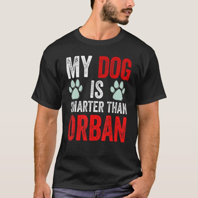 Camiseta Meu Cachorro É Mais Inteligente Que Seu Primeiro M (Frente)