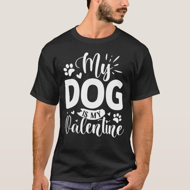 Camiseta Meu cachorro é meu Namorados (Frente)