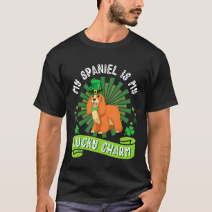 Camiseta Meu Cachorro Espanhol É Meu Feliz Charme Feliz Dia