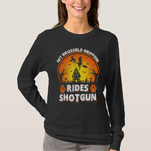 Camiseta Meu Cachorro Griffon de Bruxelas Passeia com a Bru
