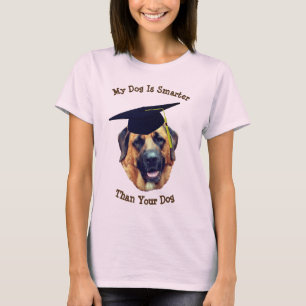 Camiseta Meu Cachorro Mais Inteligente Que Seu Mastiff Engr