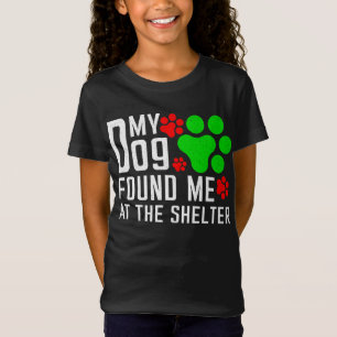 Camiseta Meu Cachorro Me Encontrou No Cachorro De Abrigo En