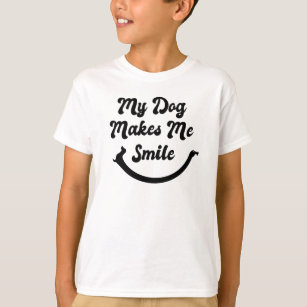 Camiseta Meu Cachorro Me Faz Sorrir