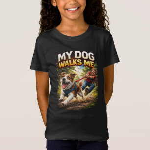 Camiseta Meu Cachorro Me Passeia