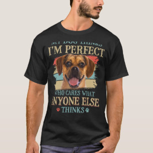Camiseta Meu Cachorro pensa que sou o estilo retro do Cacho