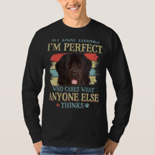 Camiseta Meu Cachorro pensa que sou perfeito Cachorro da Te