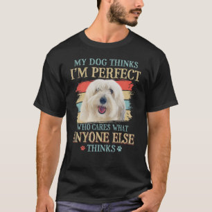 Camiseta Meu Cachorro pensa que sou um perfeito reitor de C