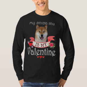 Camiseta Meu Cachorro Shiba Inu É Meu Namorados Feliz Coraç