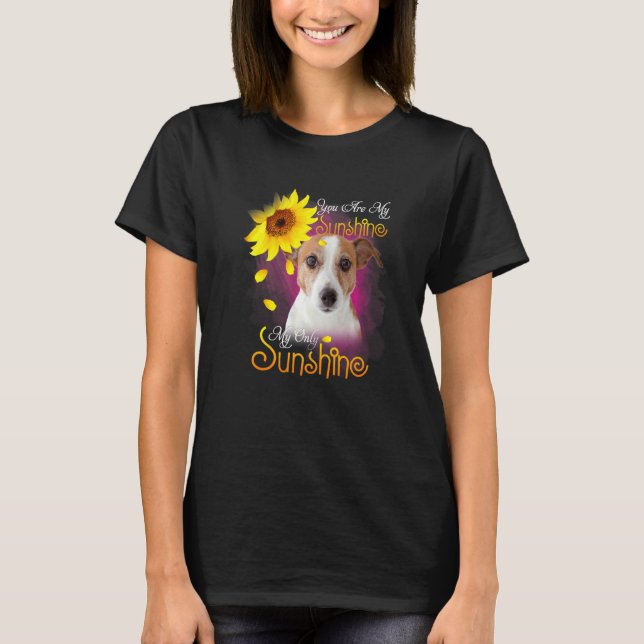 Camiseta Meu Cachorro Sunshine Jack Russell Terrier Com Sun (Frente)