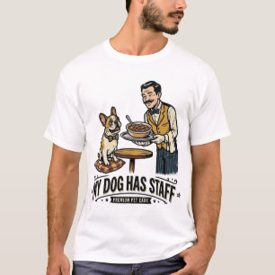 Camiseta Meu Cachorro Tem Funcionários Funny French Bulldog