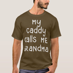 Camiseta Meu Caddy Me Chama Avó Heart Font