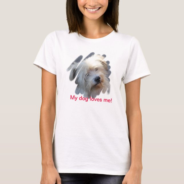 Camiseta Meu cão ama-me! (Frente)
