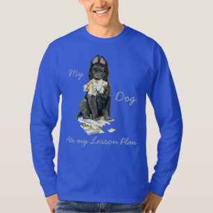 Camiseta Meu Cão-De-Obra Belga Comeu Meu Plano De Lição