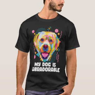 Camiseta Meu Cão É Labradorable Labrador Retriever Humor L