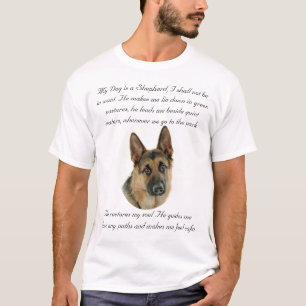 Camiseta Meu cão é um pastor (a oração)