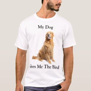 Camiseta Meu Cão Me Dá O Pássaro