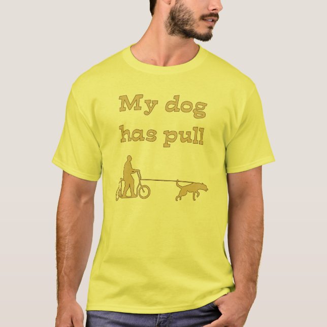Camiseta Meu cão tem a tração (Frente)