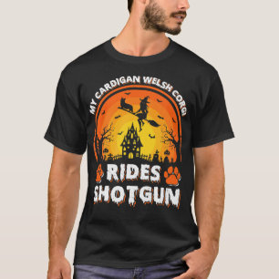Camiseta Meu Cardigan Welsh Corgi Dog Ride Witgun Hal