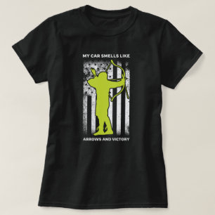 Camiseta Meu Carro Cheira Como Setas Archery Mãe