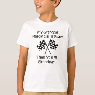 Camiseta Meu carro do músculo dos vovôs é mais rápido d