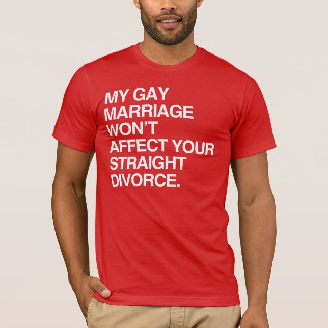 CAMISETA MEU CASAMENTO NÃO AFETARÁ O SEU DIVÓRCIO (Frente)