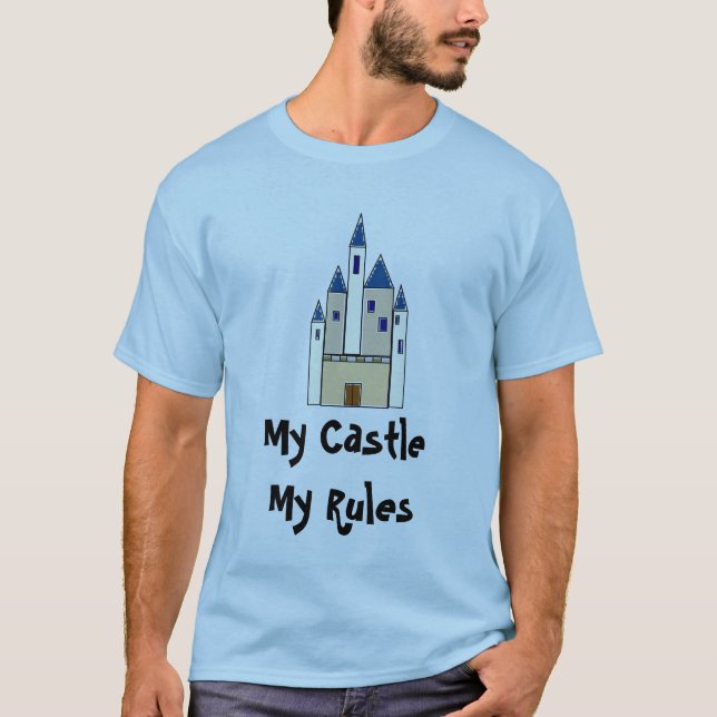 Camiseta Meu castelo, minhas regras (Frente)