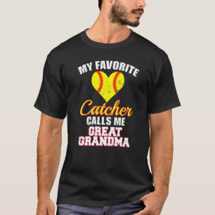 Camiseta Meu Catcher Favorito Me Chama Vovó Excelente Softb
