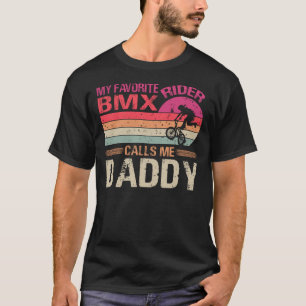 Camiseta Meu Cavaleiro BMX Favorito Me Chama Dia de os pais
