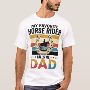 Camiseta Meu Cavaleiro de Cavalo Favorito Me Chama de Papai