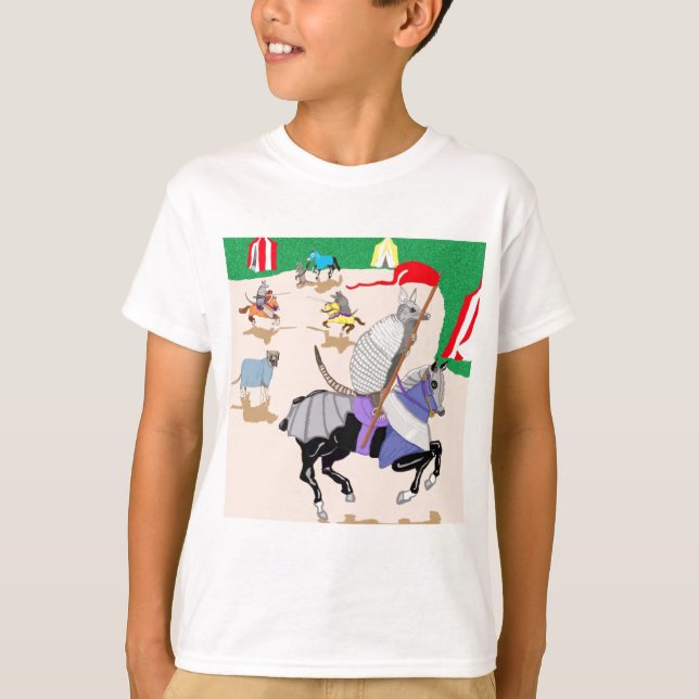 Camiseta Meu cavaleiro na armadura de brilho (Frente)