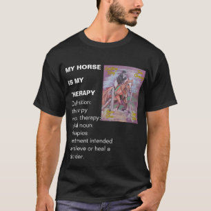 Camiseta meu cavalo é minha terapia T-Shirt