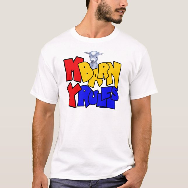 Camiseta Meu Celeiro Minhas Regras Cabrito (Frente)