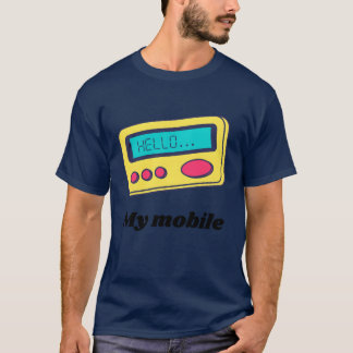 Camiseta Meu celular Estilo anos 90