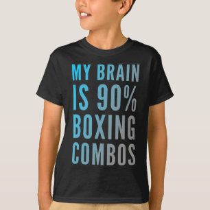 Camiseta Meu Cérebro É 90% Boxers Boxer Boxers Boxers Love
