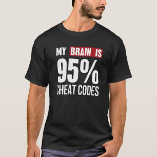 Camiseta Meu Cérebro É 95 Códigos De Cheat Programmer
