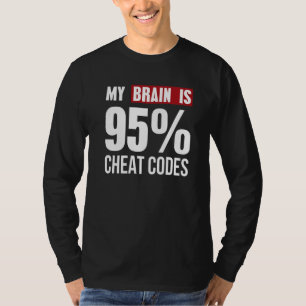 Camiseta Meu Cérebro É 95 Códigos De Cheat Programmer