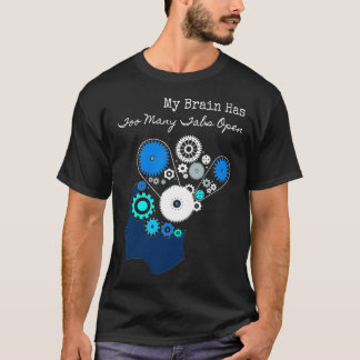 Camiseta Meu Cérebro Tem Demasiadas Guias Abertas