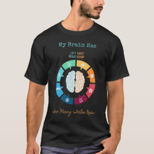 Camiseta Meu Cérebro Tem Demasiadas Guias Abertas