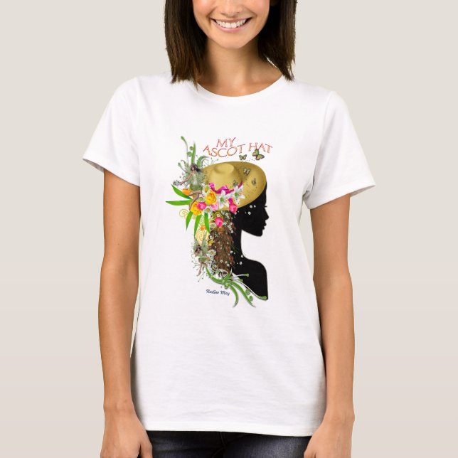 Camiseta Meu chapéu ascot (Frente)